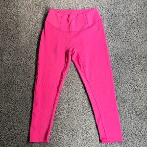 Gymshark studio 7/8 women’s leggings in hibiscus pink